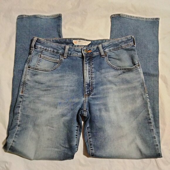 Lee L342 Jeans Mens 36x34(35x32.5) Blue Denim Modern Series Straight Fit Stretch - Picture 1 of 6